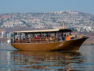 boat on the Sea of Galilee2
